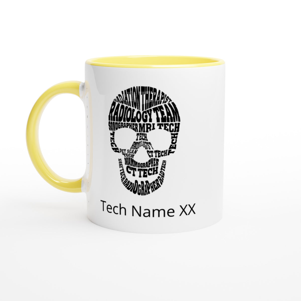 Radiology Team Technican Mug White 11oz Ceramic Mug with Color Inside