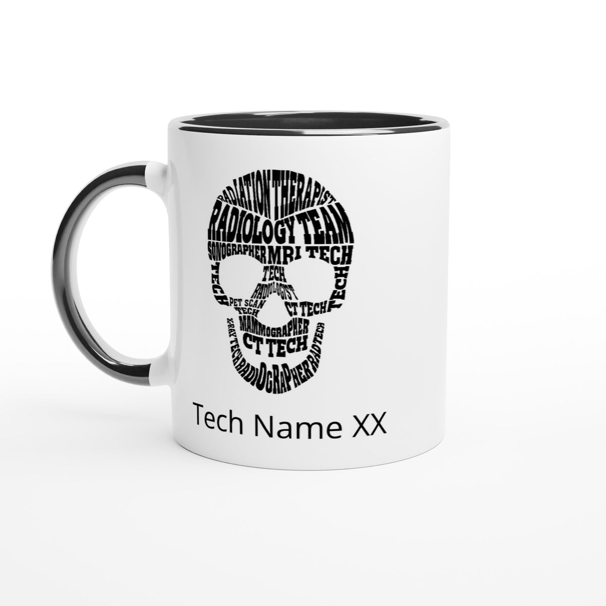 Radiology Team Technican Mug White 11oz Ceramic Mug with Color Inside