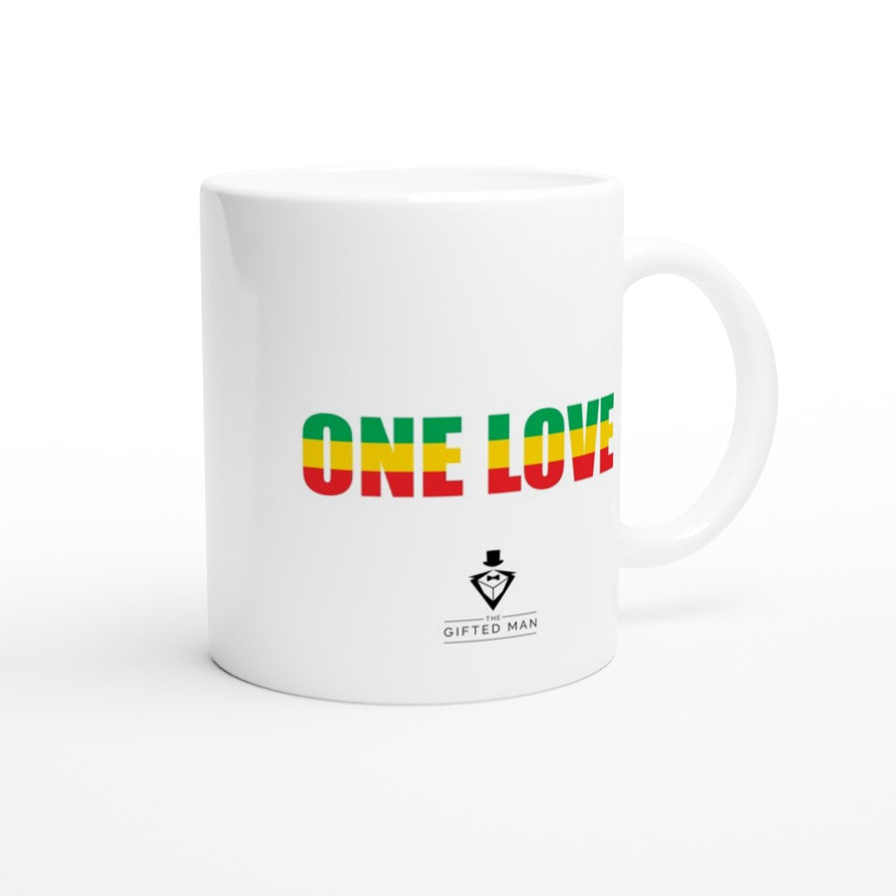 Reggae One Love White 11oz Ceramic Mug