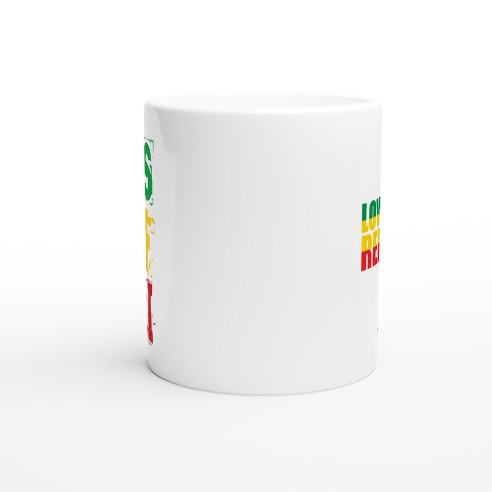 Rastafari White 11oz Ceramic Mug