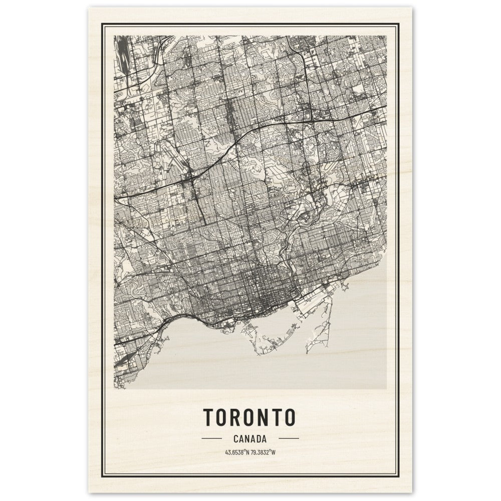 Toronto Map Print