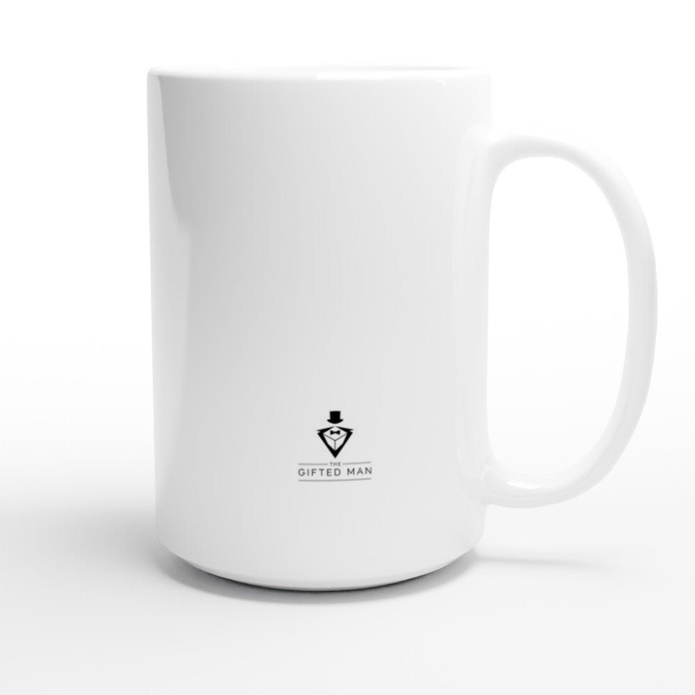 Taurus White 15oz Ceramic Mug
