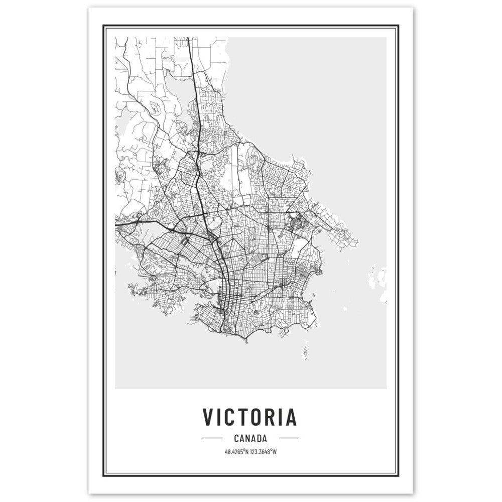 Victoria Map Print