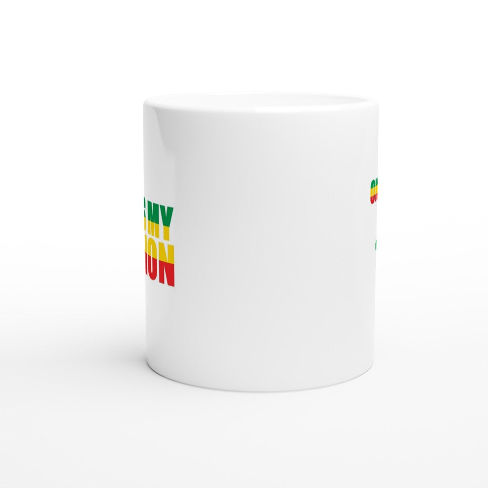 Love Is My Religion White 11oz Ceramic Mug