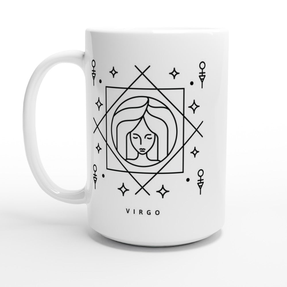 Virgo White 15oz Ceramic Mug