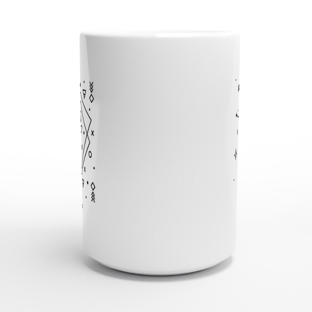 Taurus White 15oz Ceramic Mug