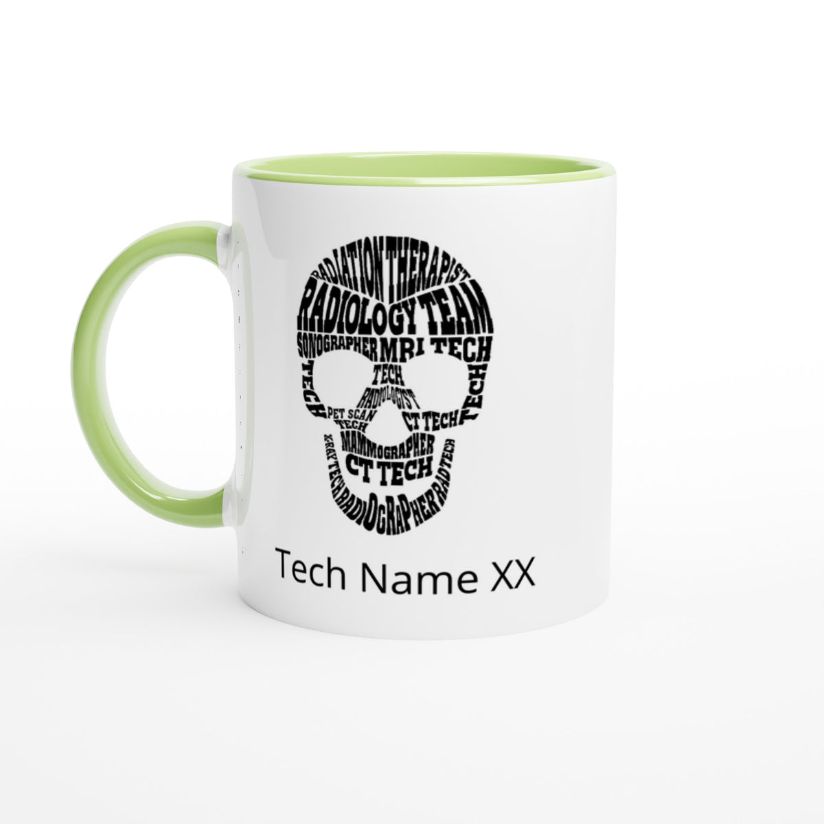 Radiology Team Technican Mug White 11oz Ceramic Mug with Color Inside