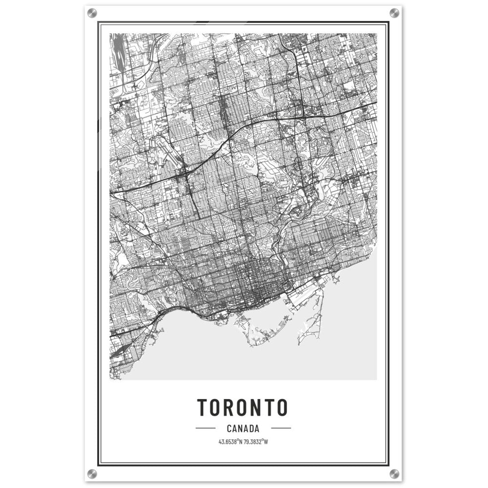 Toronto Map Print