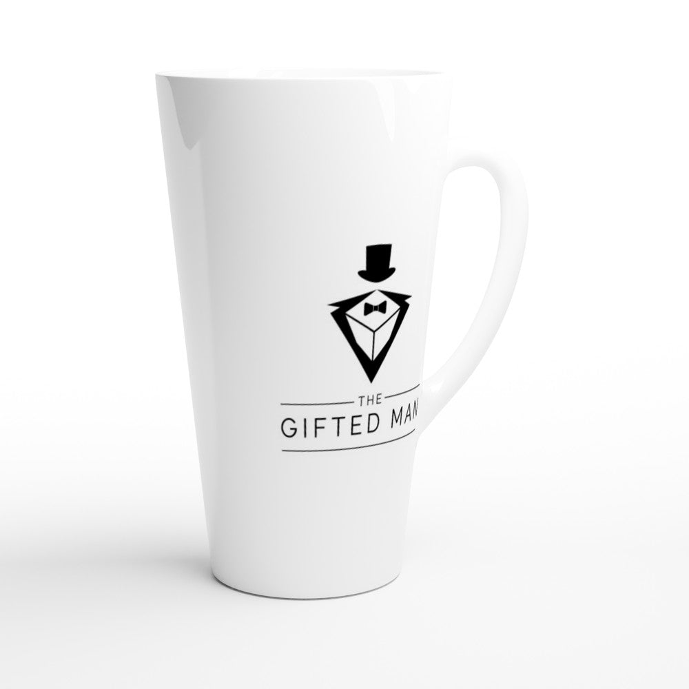 Love White Latte 17oz Ceramic Mug