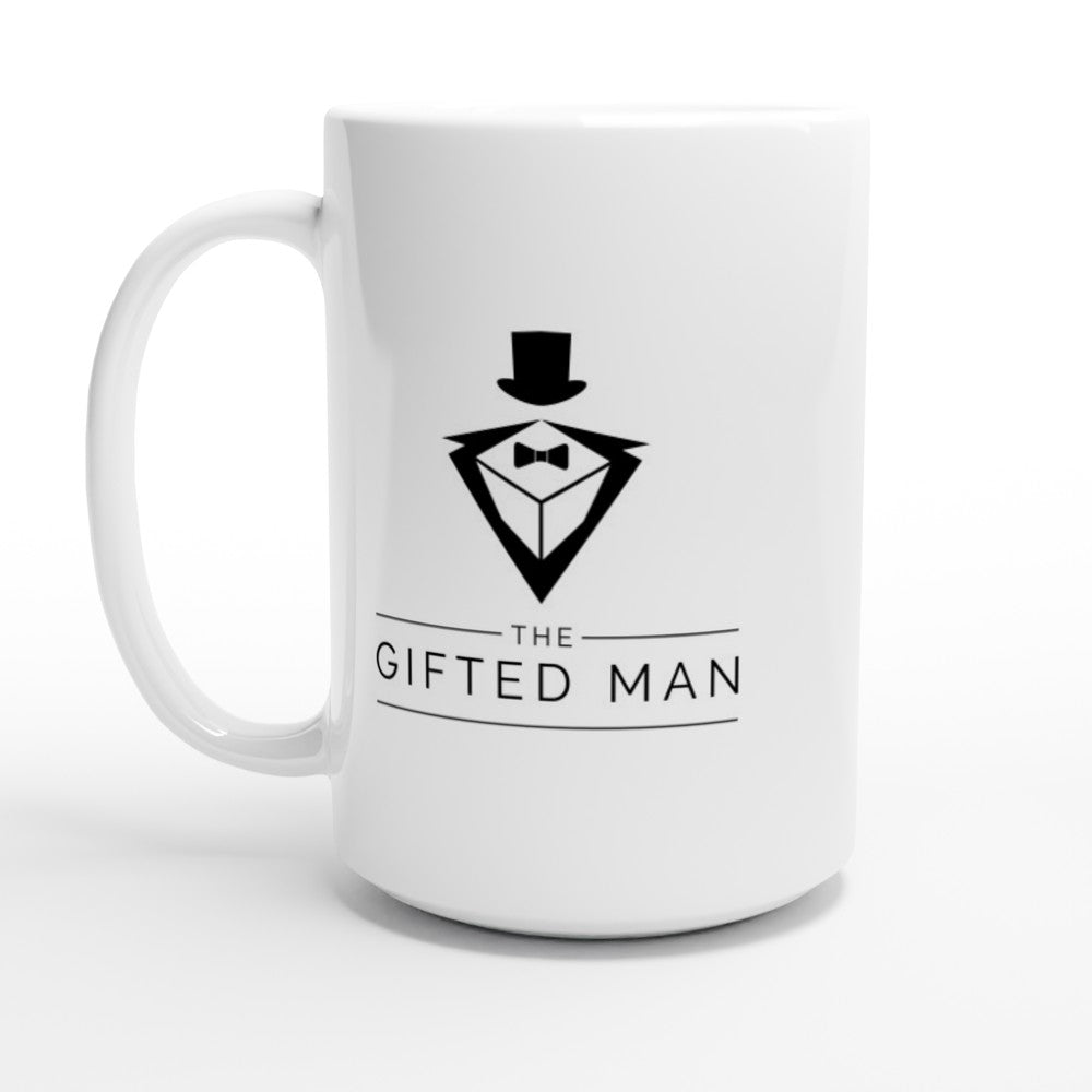 Gifted Man Personalized White 15oz Ceramic Mug