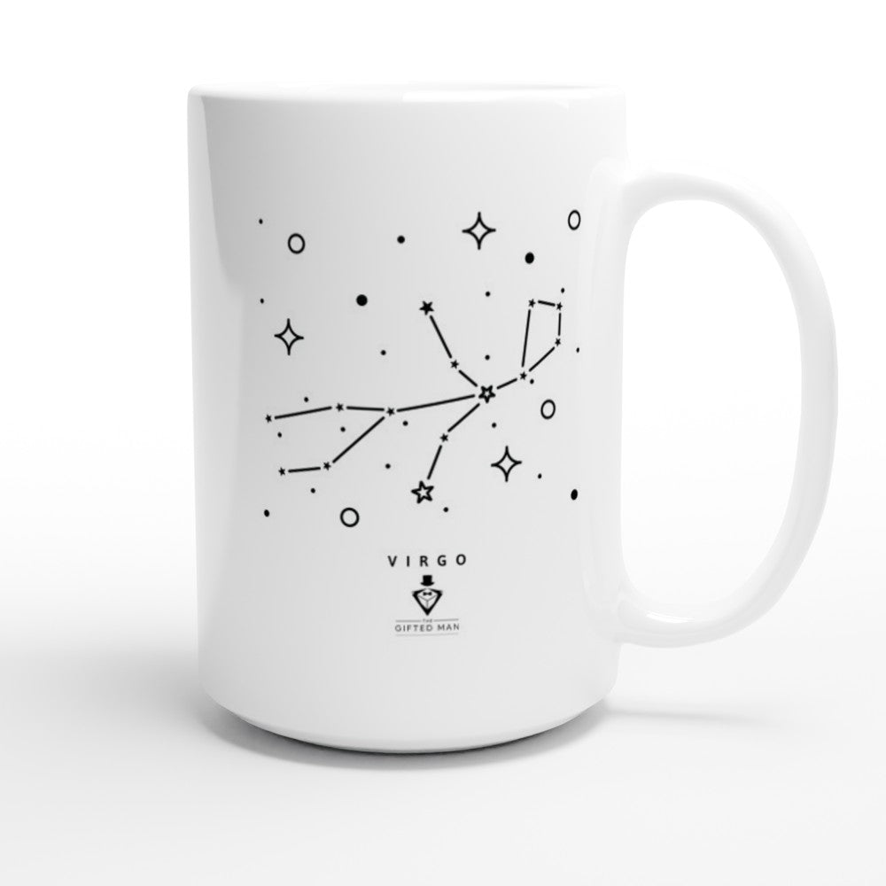 Virgo White 15oz Ceramic Mug