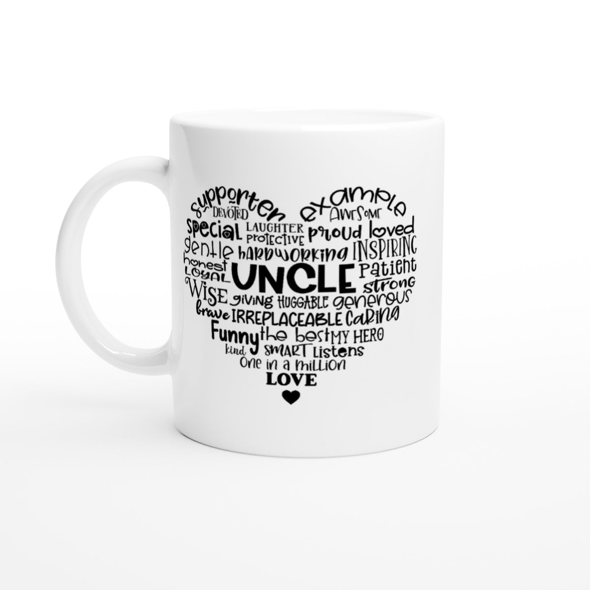 Uncle Heart White 11oz Ceramic Mug