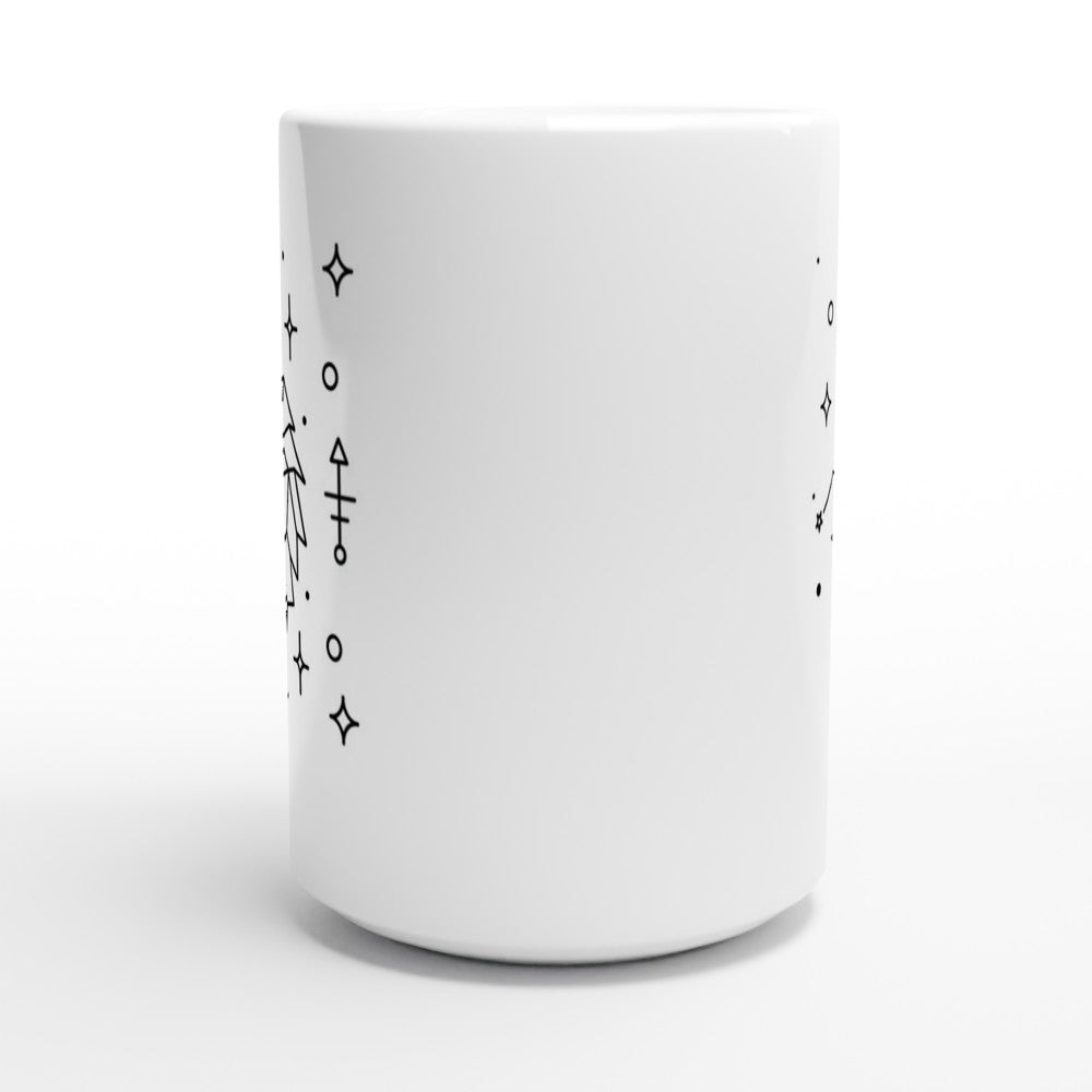 Leo White 15oz Ceramic Mug