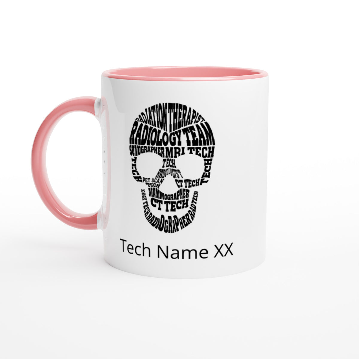 Radiology Team Technican Mug White 11oz Ceramic Mug with Color Inside