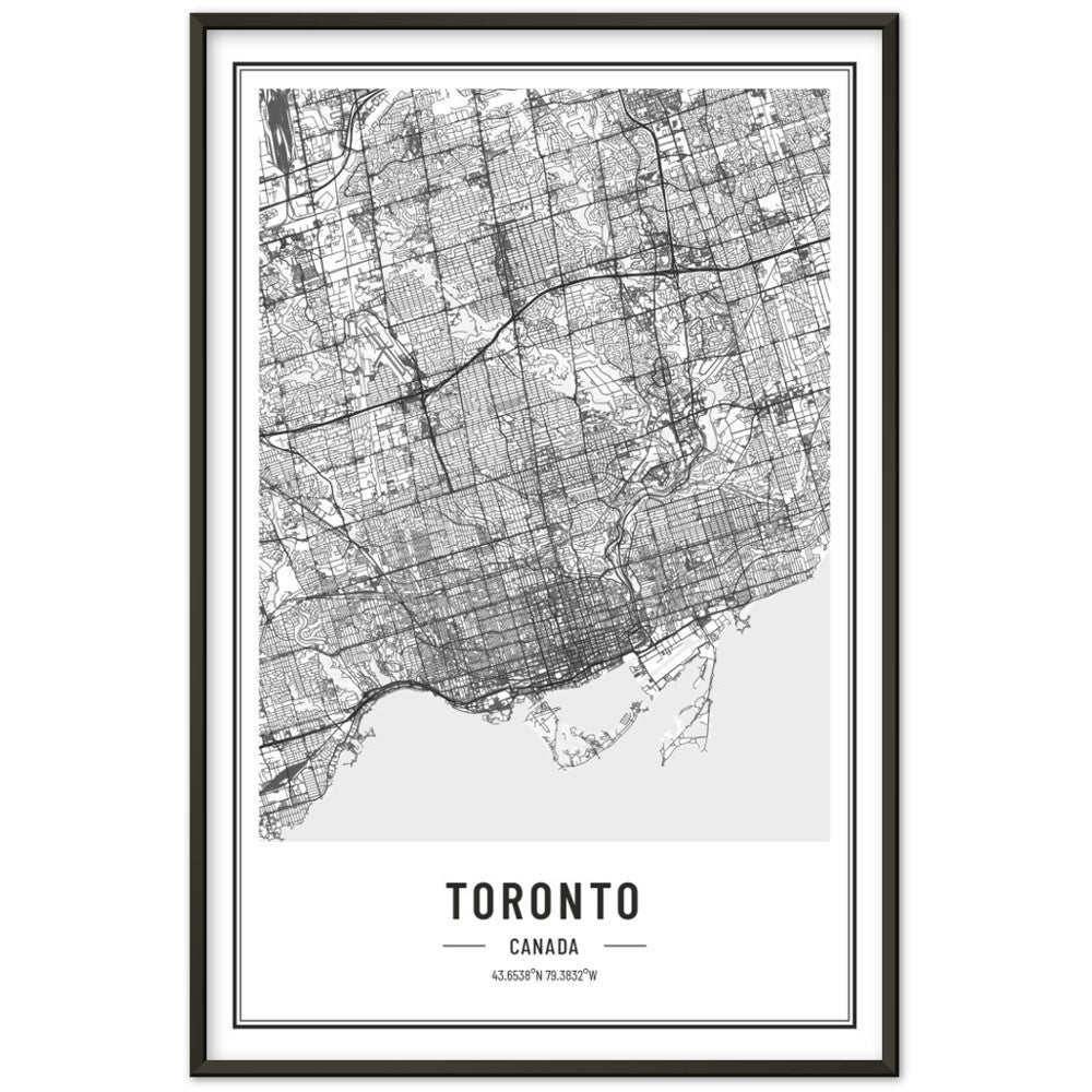 Toronto Map Print