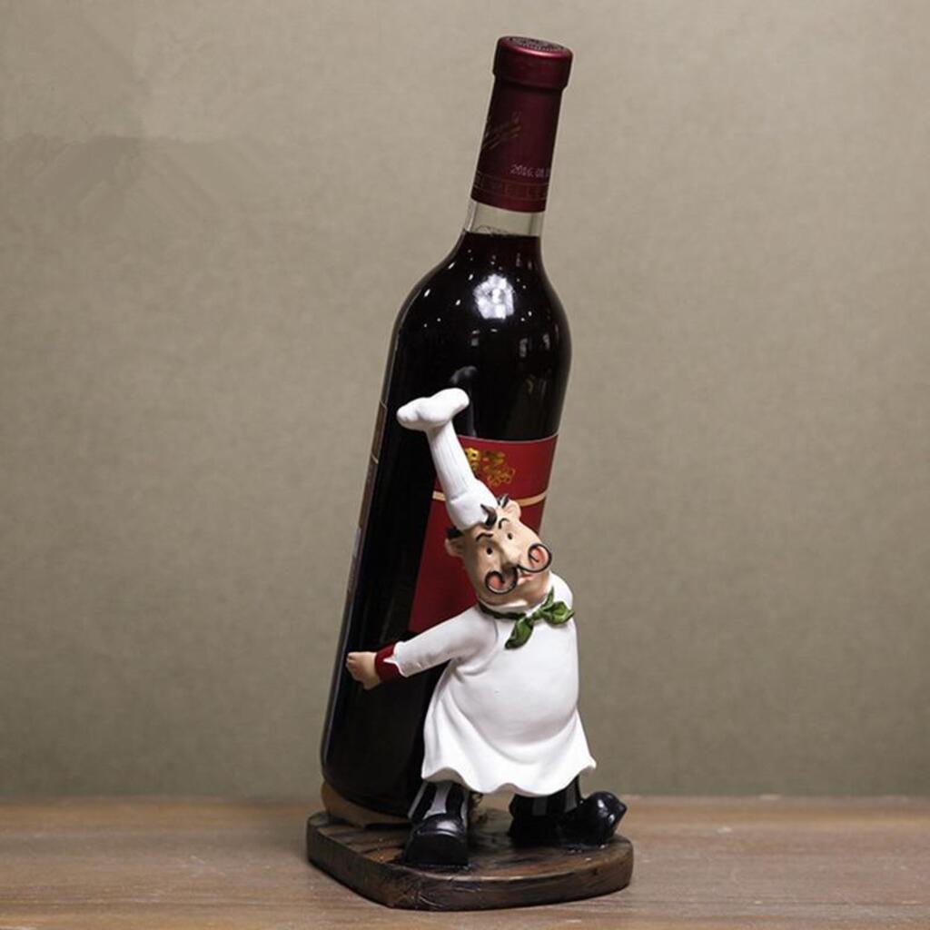 Mustache Chef Wine Bottle Holder