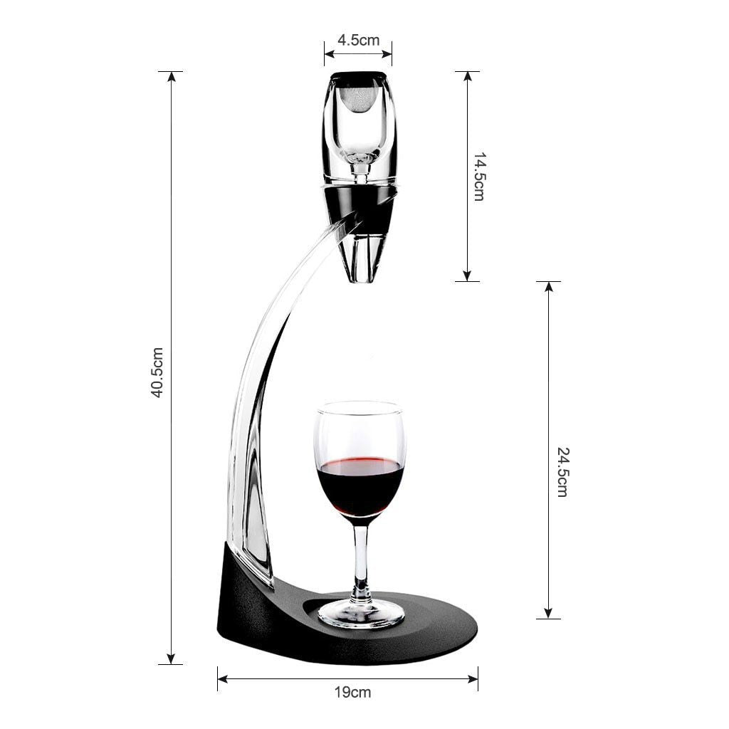 Wine Decanter with Filter Stand Holder