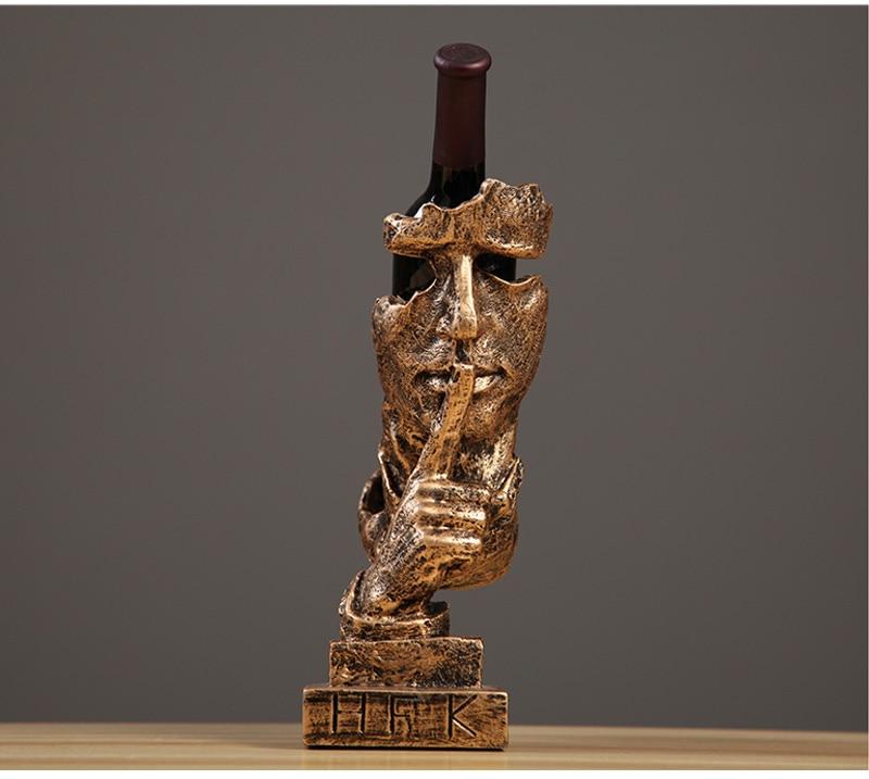 Silence Is Golden Wine Bottle Holder