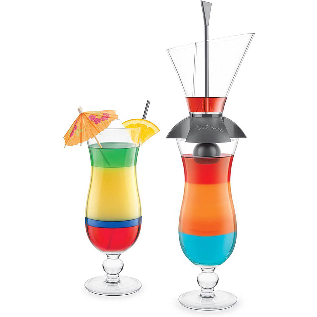 Rainbow Cocktail Layering Tool Set