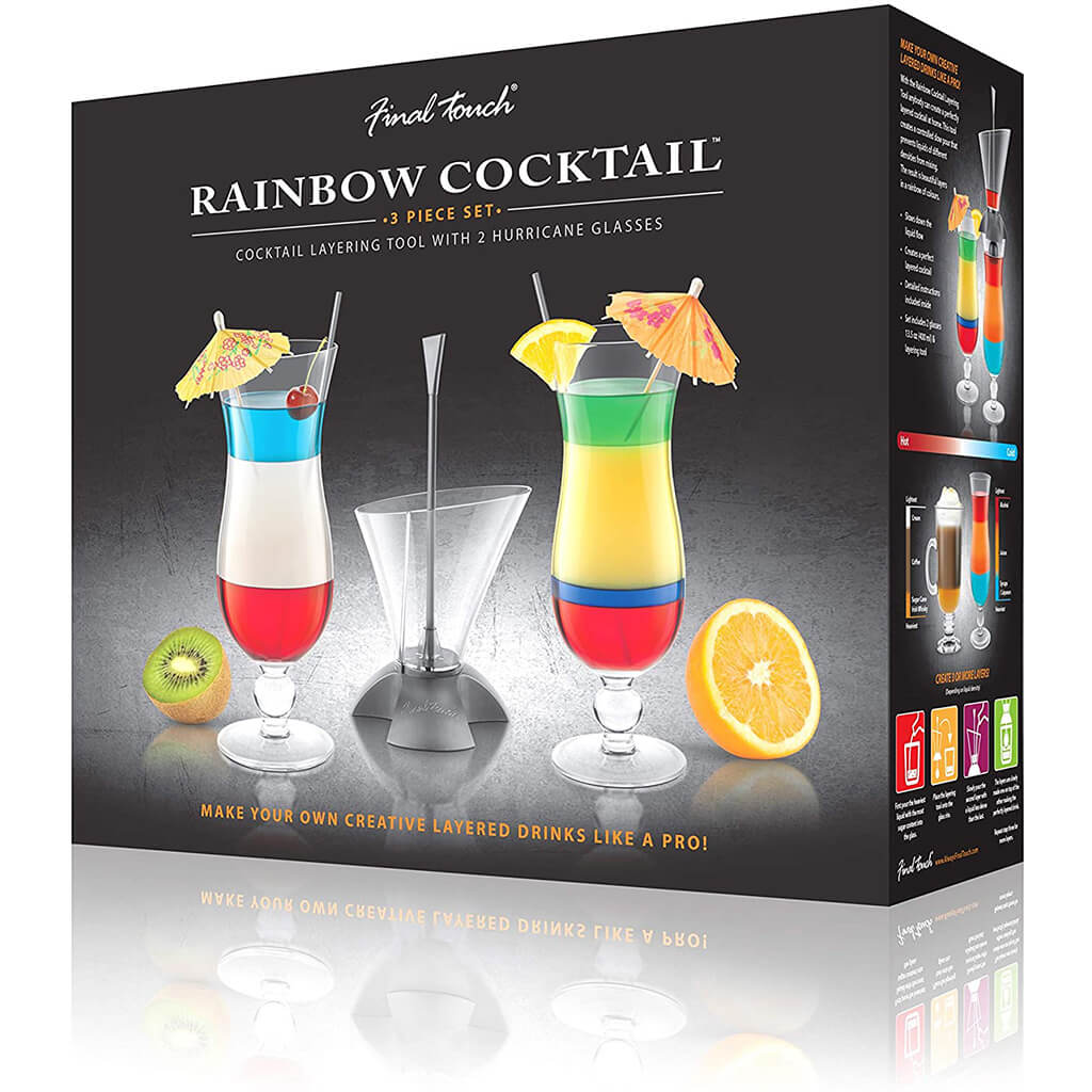 Rainbow Cocktail Layering Tool Set