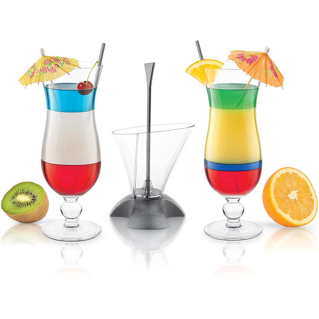 Rainbow Cocktail Layering Tool Set