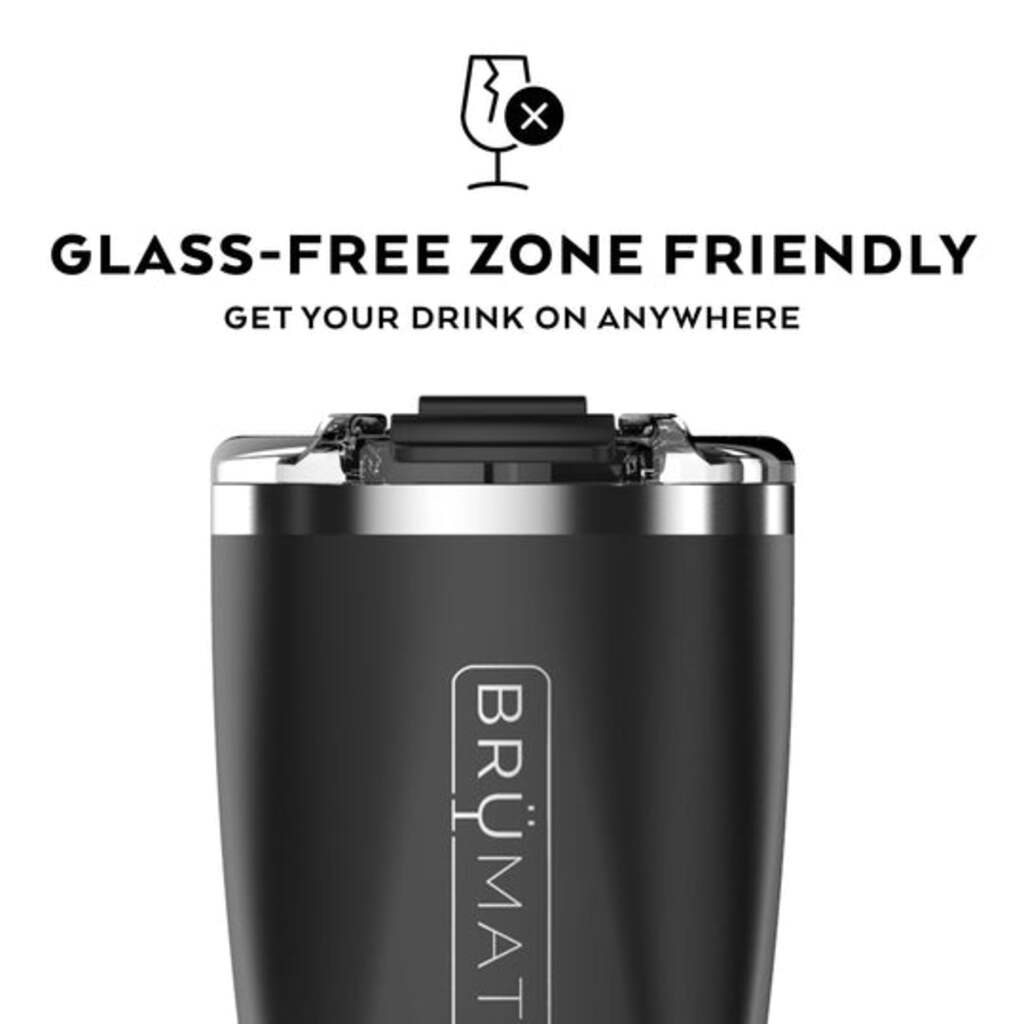 Rocks Tumbler 12 Oz Matte Black