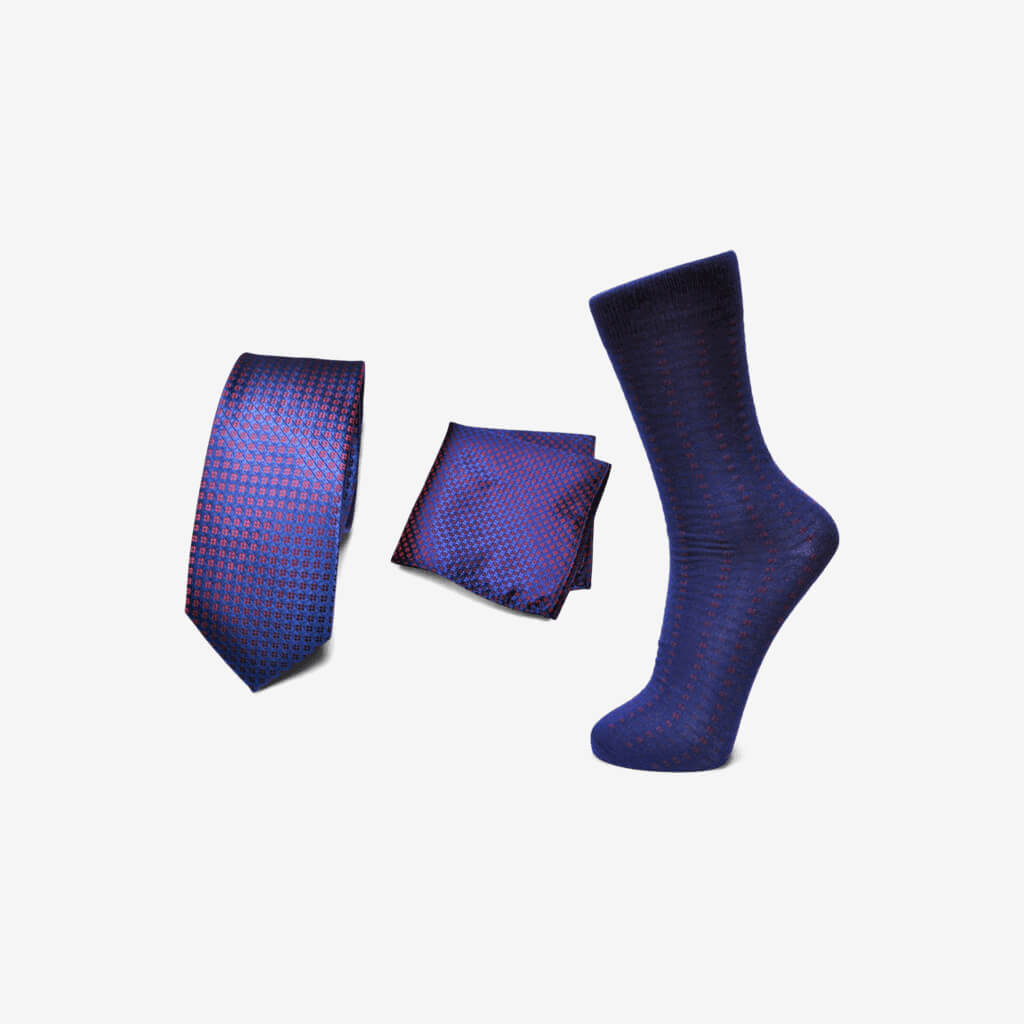 Multi Dots Pattern 100% Silk Presented in Gift Box