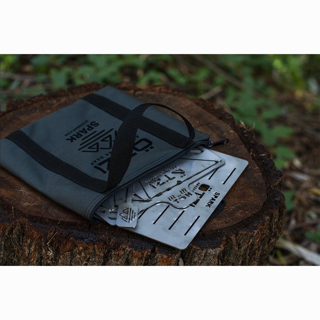 Otzi Spark Portable Single Person Grill *Carbon Steel*