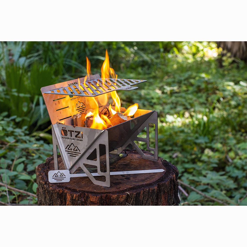 Otzi Spark Portable Single Person Grill *Carbon Steel*