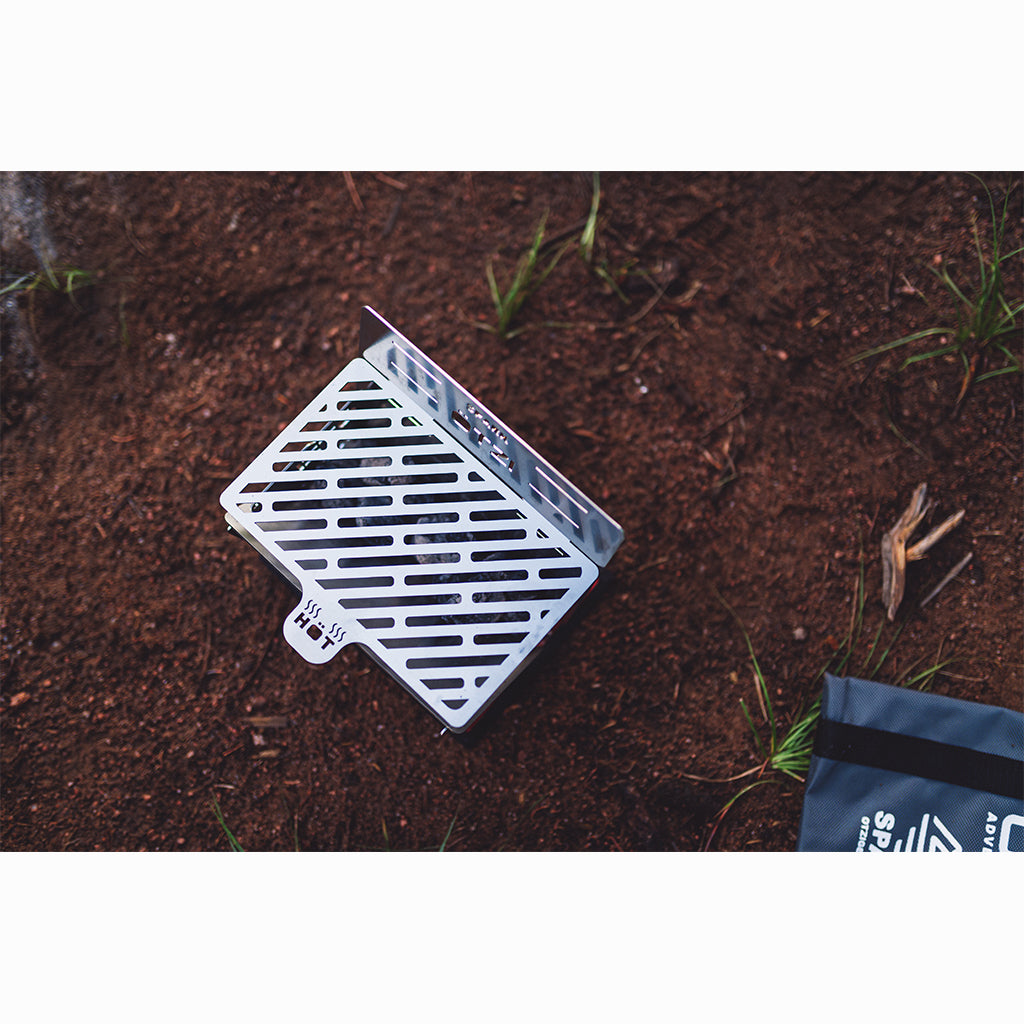 Otzi Spark Portable Single Person Grill *Carbon Steel*