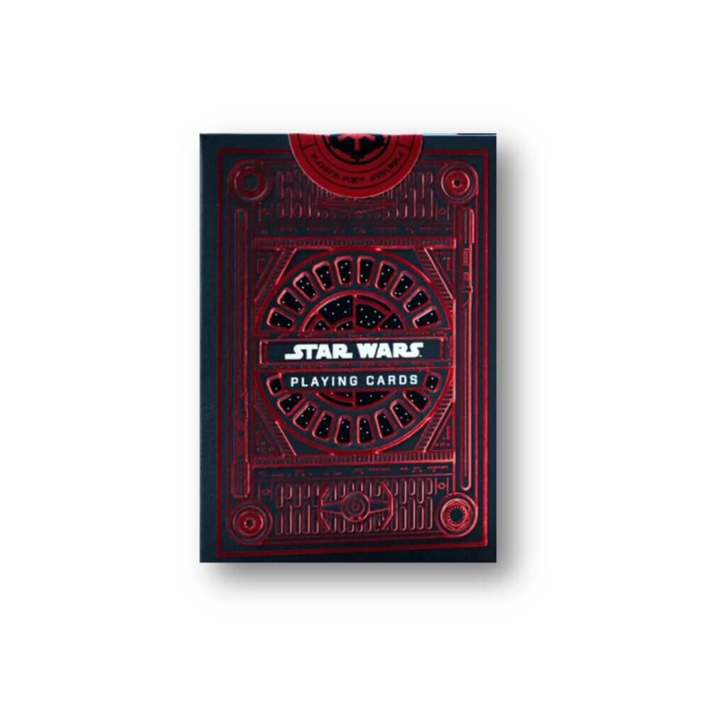 Star Wars Playing Cards Red