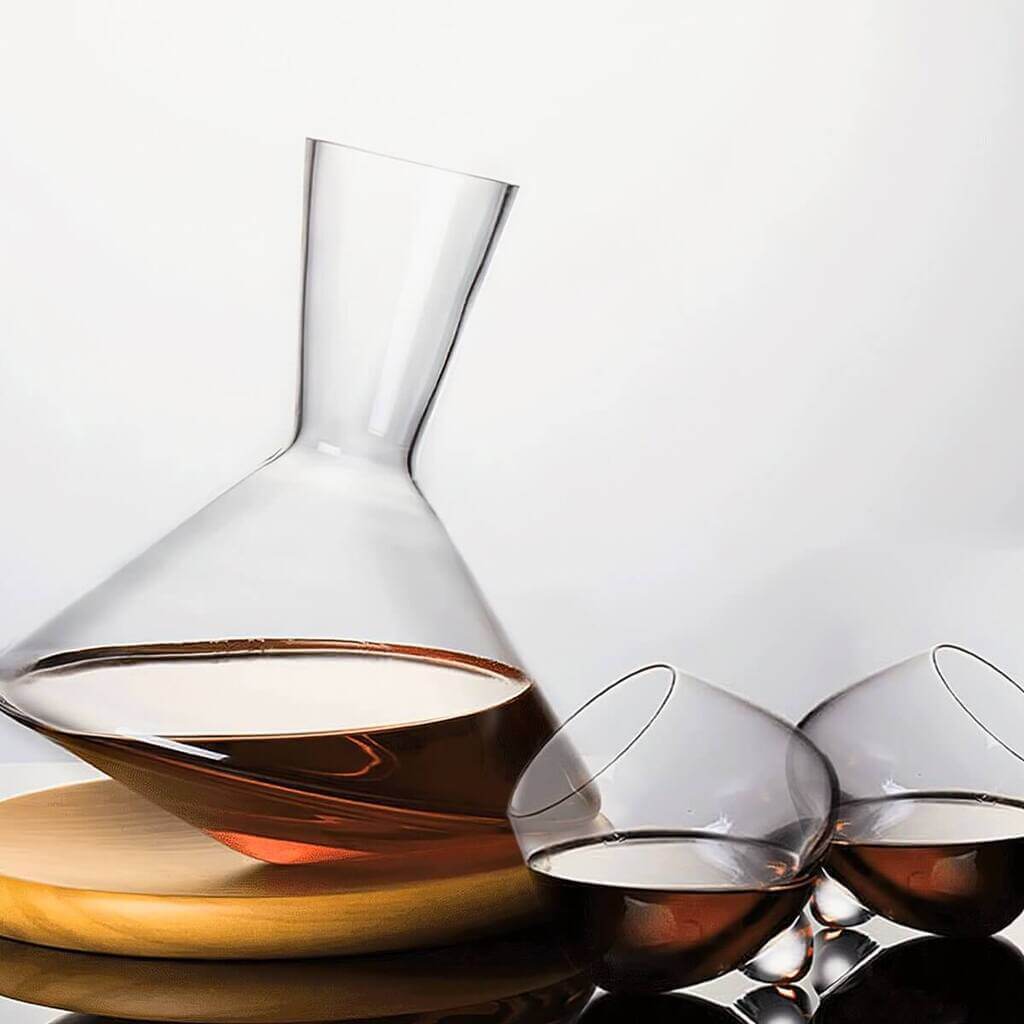 The Wobbling Decanter &amp; Glass Set