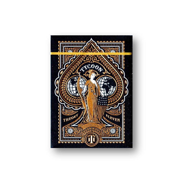 Tycoon (Black) Playing Cards by Theory11