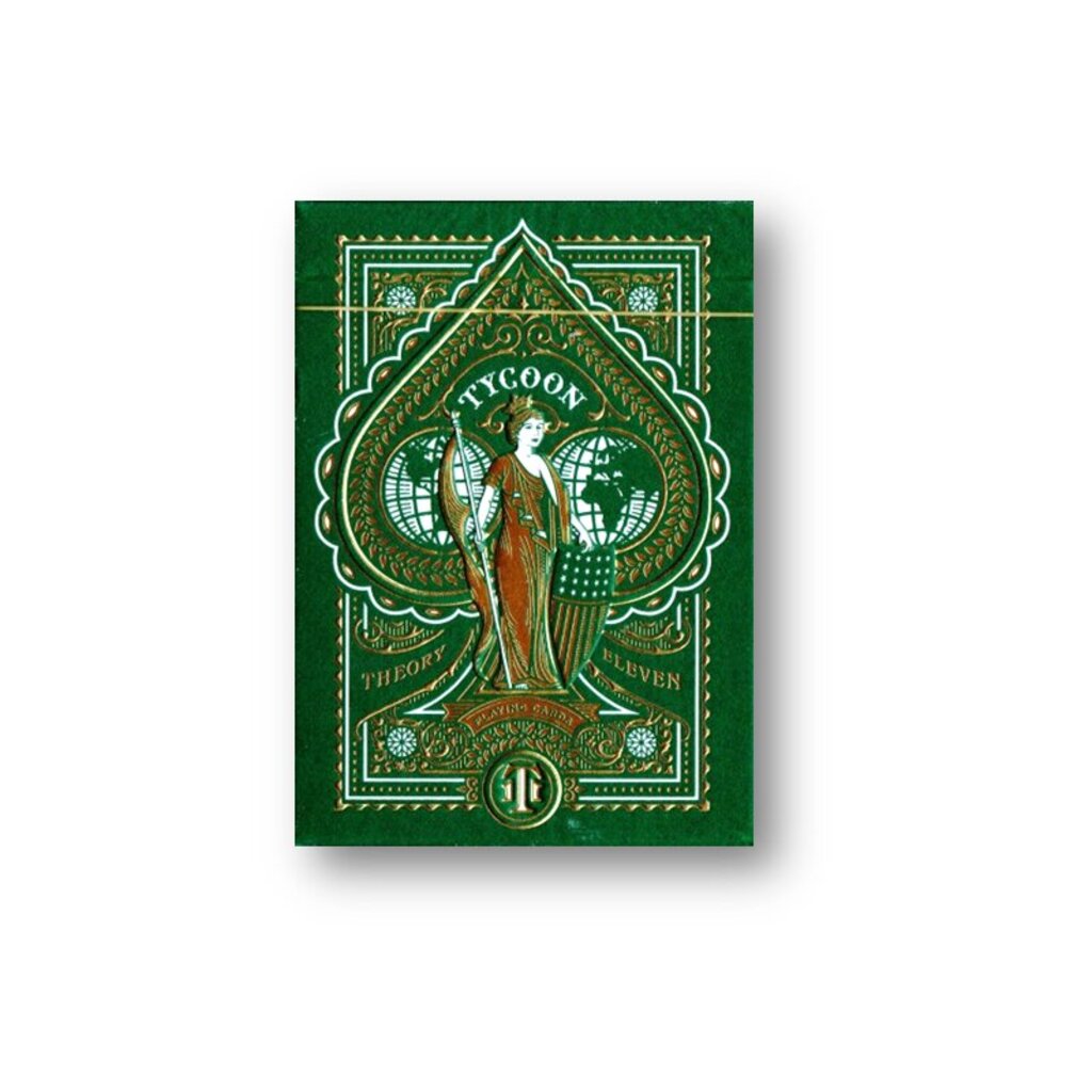 Tycoon (Green) Playing Cards Limited Edition by Theory11