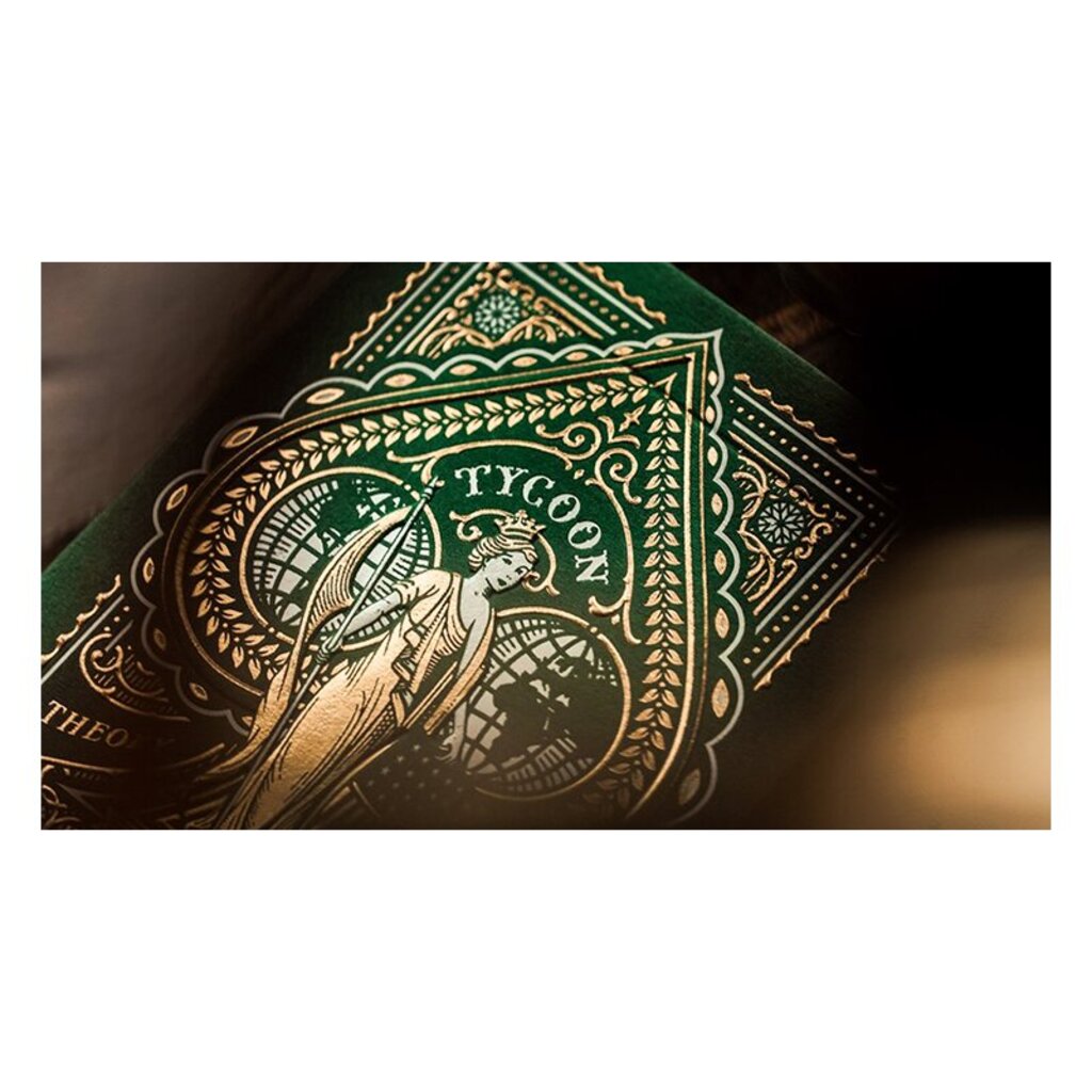 Tycoon (Green) Playing Cards Limited Edition by Theory11