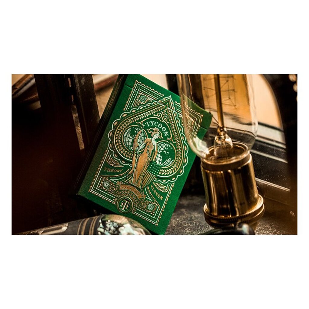 Tycoon (Green) Playing Cards Limited Edition by Theory11