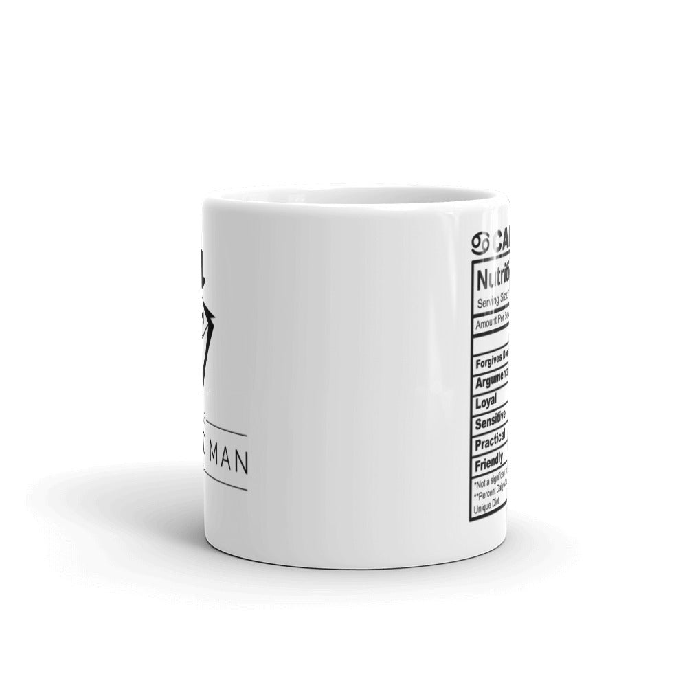 The Gifted Man Cancer White Glossy Mug