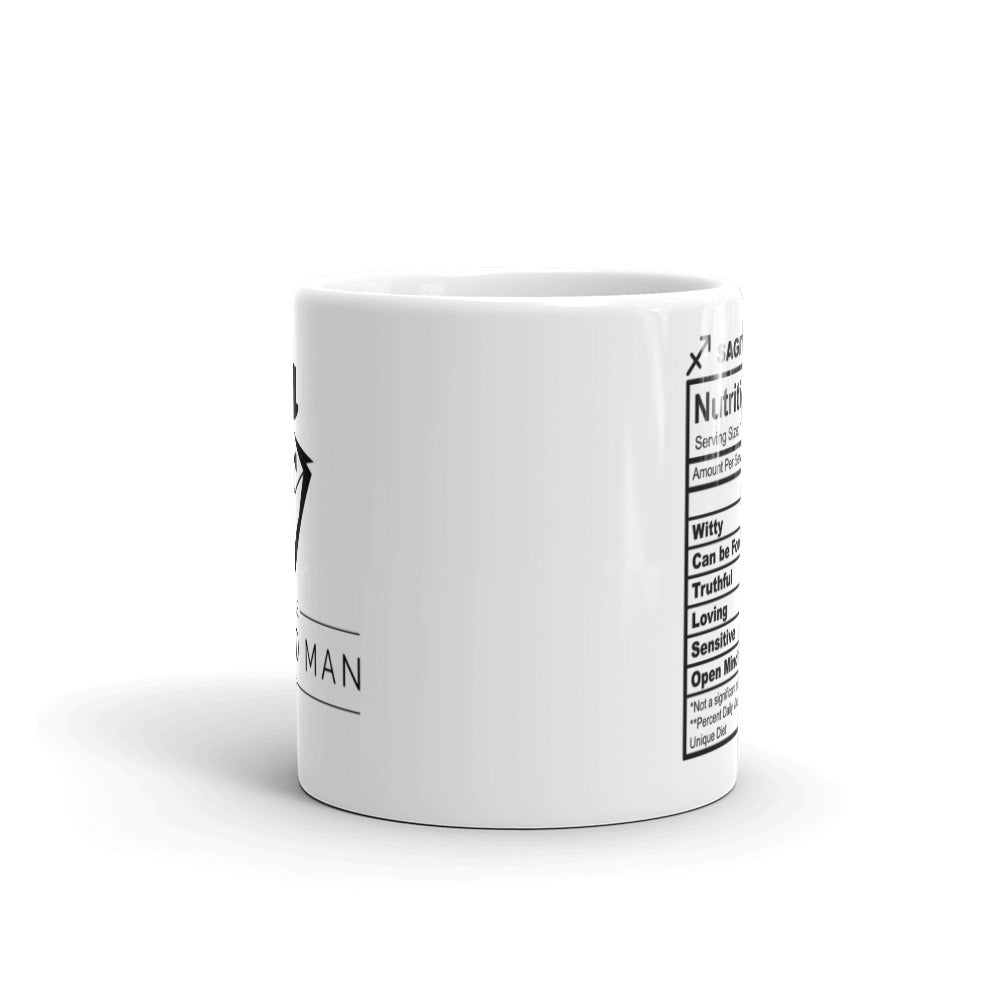 The Gifted Man Sagittarius White Glossy Mug
