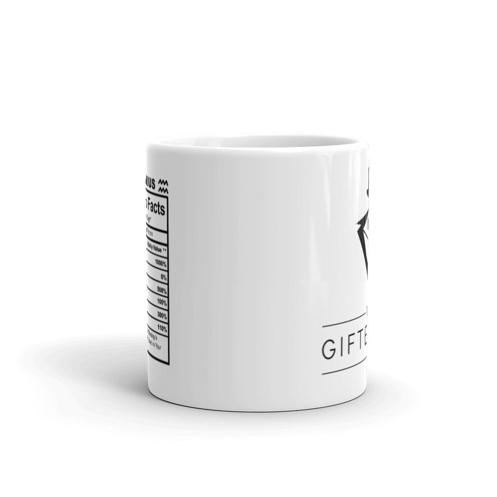The Gifted Man Aquarius White Glossy Mug
