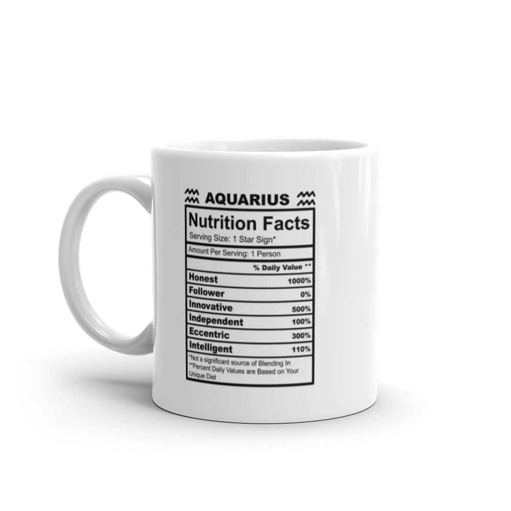 The Gifted Man Aquarius White Glossy Mug