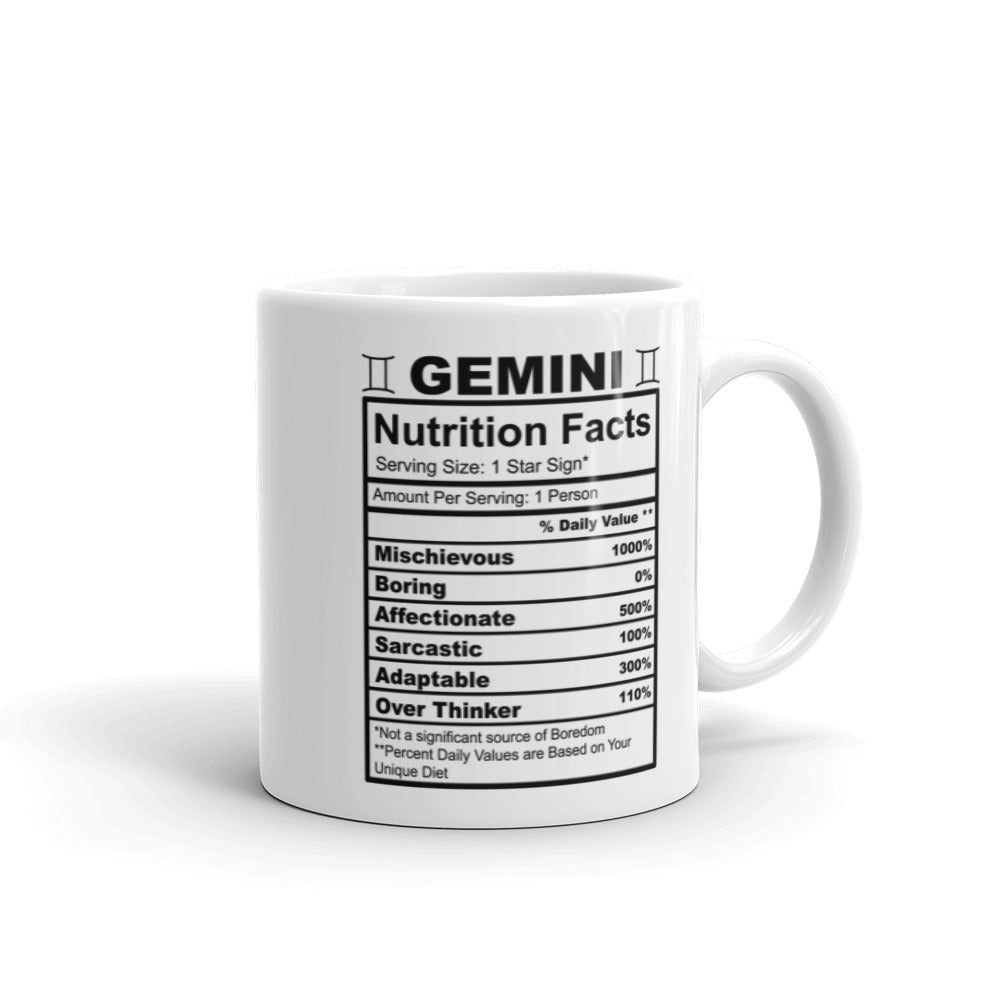 The Gifted Man Gemini White Glossy Mug