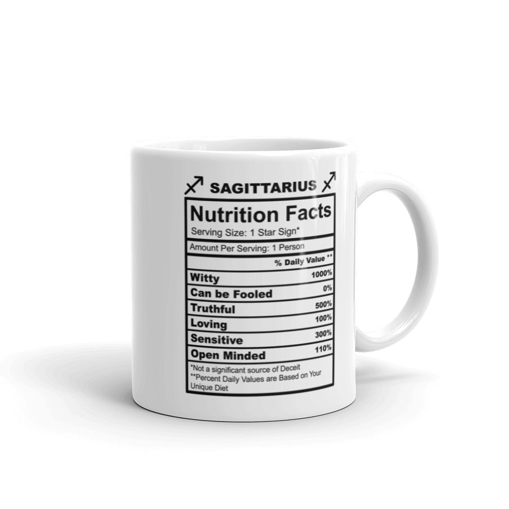 The Gifted Man Sagittarius White Glossy Mug