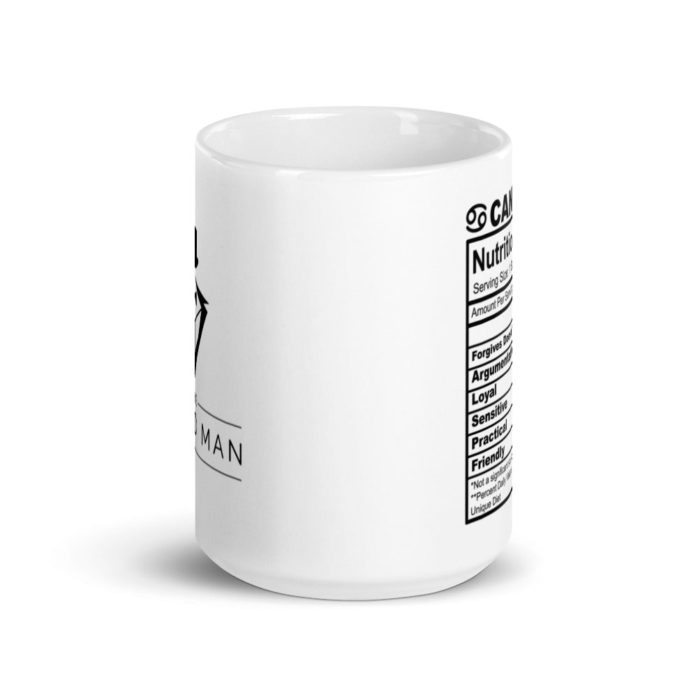 The Gifted Man Cancer White Glossy Mug