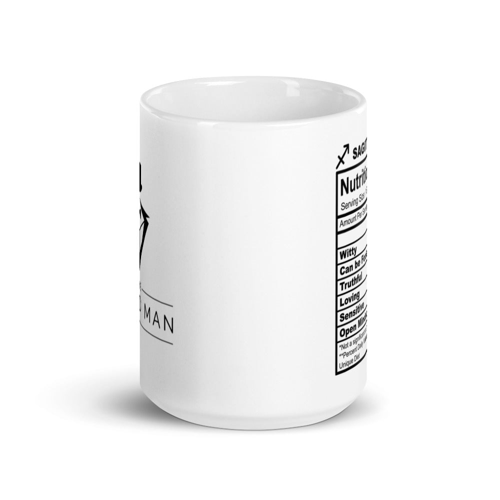 The Gifted Man Sagittarius White Glossy Mug