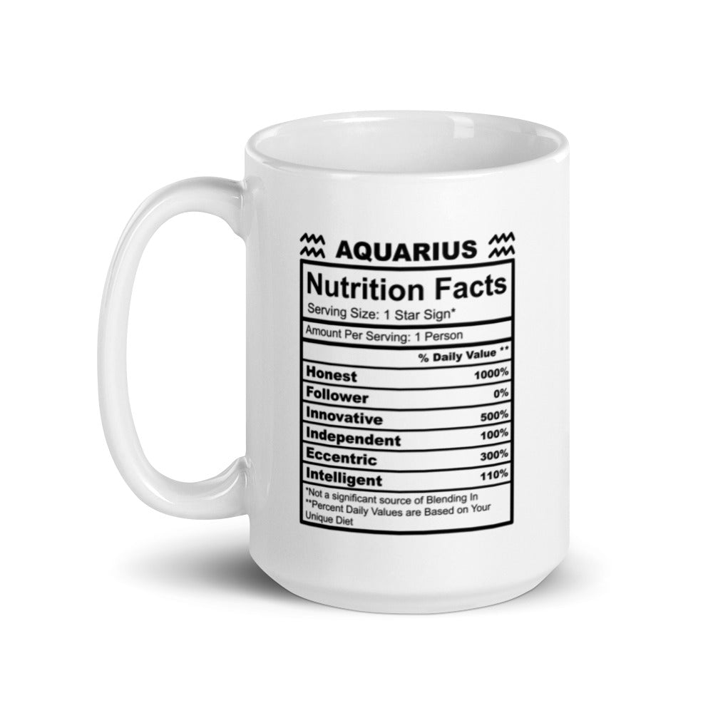 The Gifted Man Aquarius White Glossy Mug