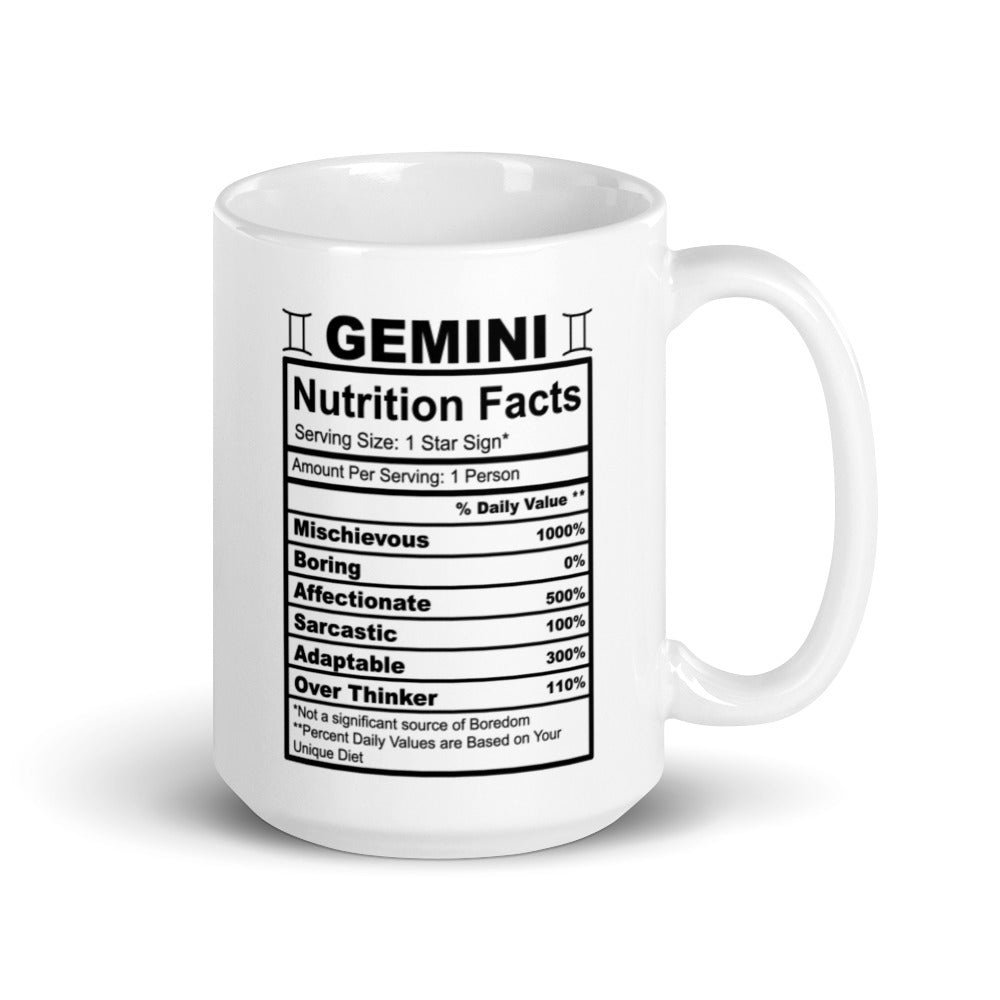 The Gifted Man Gemini White Glossy Mug