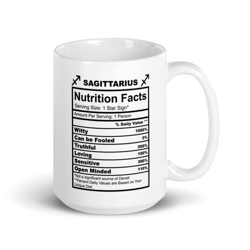 The Gifted Man Sagittarius White Glossy Mug